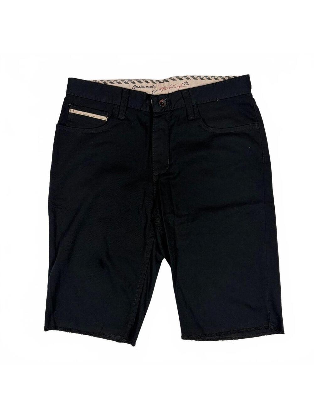 Streetwear Skater Vans V56 Geoff Rowley Men's 30 Black Slim Cutoff Chino Shorts